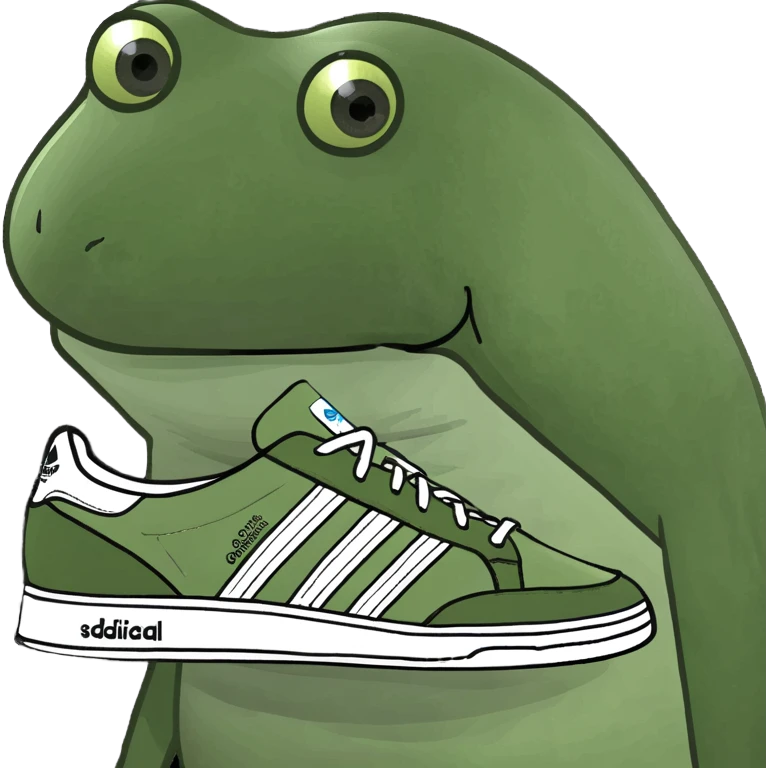 adidas spezial shoe emoji