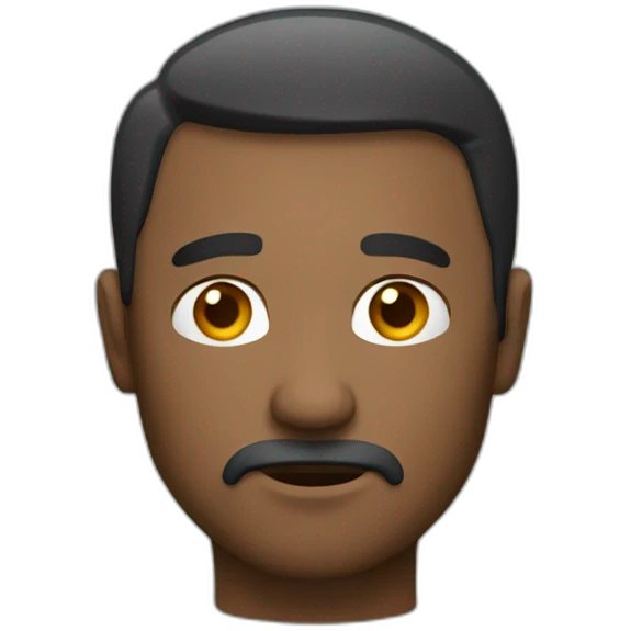 man with lack of focus  emoji