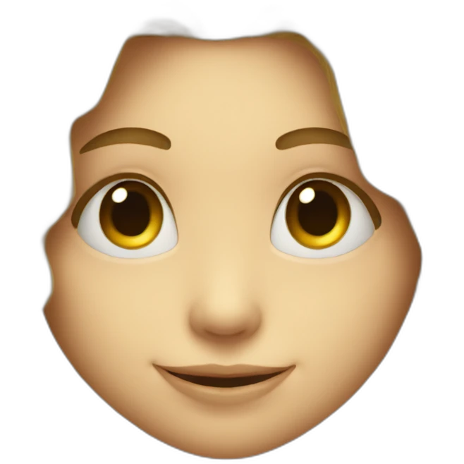 Smiley en forme de cœur emoji