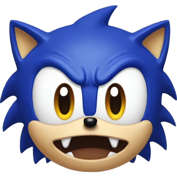 Creepy Sonic emoji