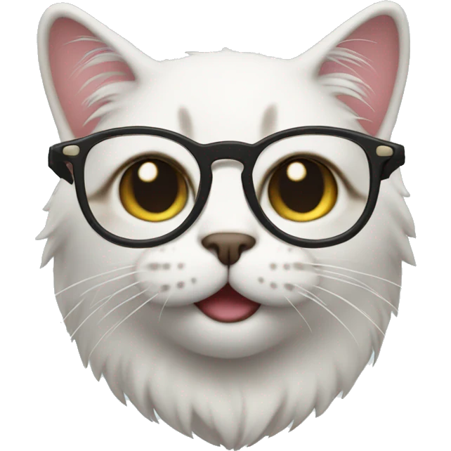 cat with glasses emoji