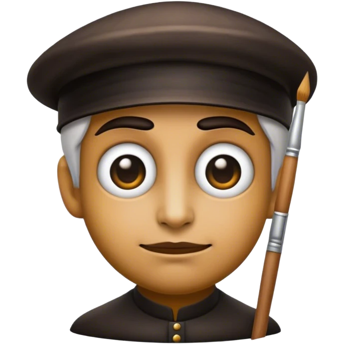 Cinematic Realistic Rembrandt Portrait Emoji, depicted as a master painter with deep reflective eyes and dramatic chiaroscuro, rendered with intricate textures and moody historic lighting that captures his timeless artistry. emoji