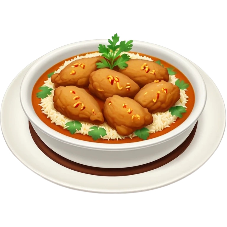 nasi kuah kurma ayam emoji