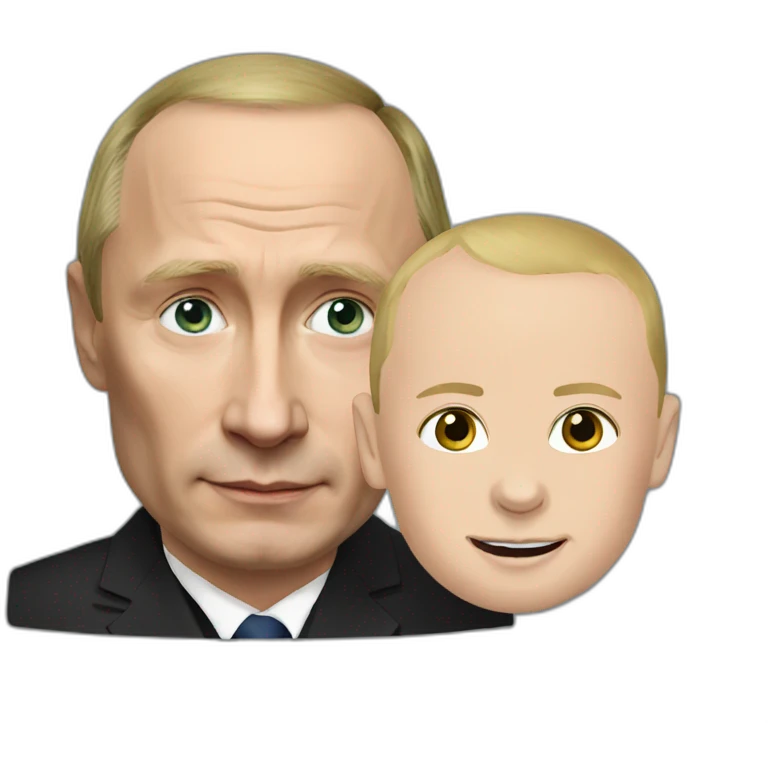 Putin with baeden emoji
