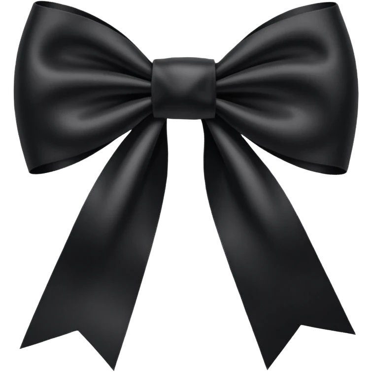 🎗️ this ribbon but black emoji