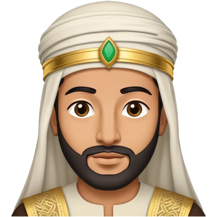 A arab man wearing a songkok or kopiah  emoji