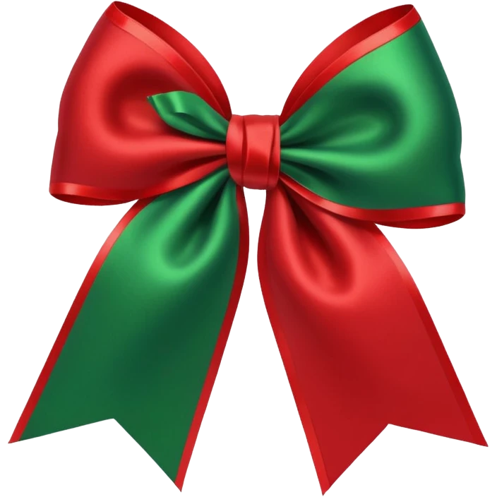 Christmas bows emoji