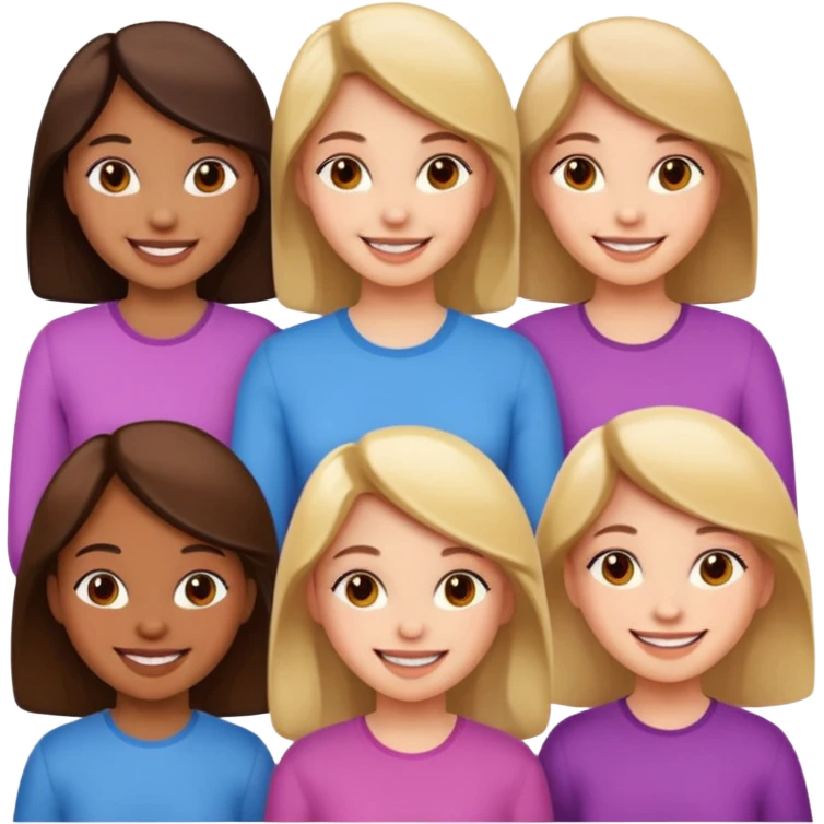 Chicas  emoji