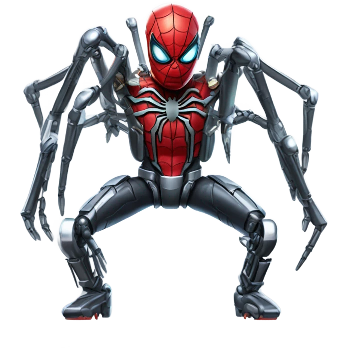 Robot spiderman terminator  emoji