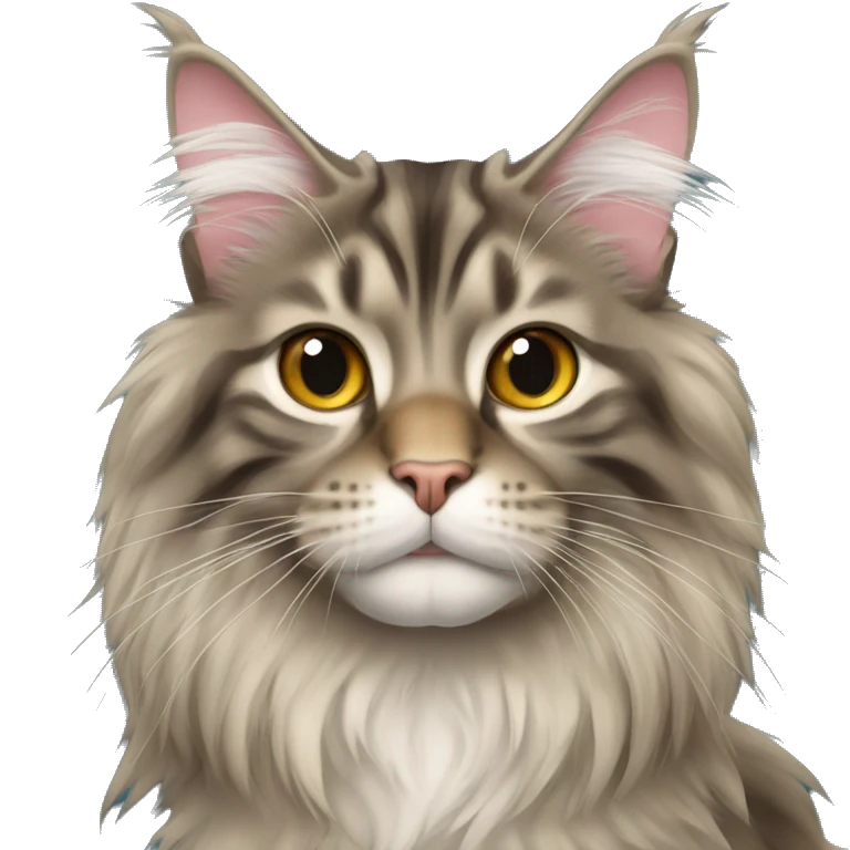 Maine Coon cat emoji