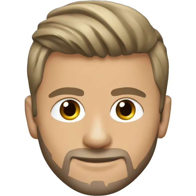 David-Beckham in a jersey emoji
