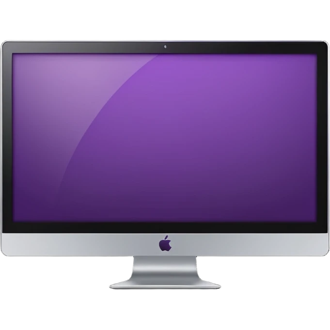 3 dark purple wide screen monitors emoji