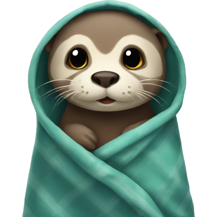 otter in blanket emoji