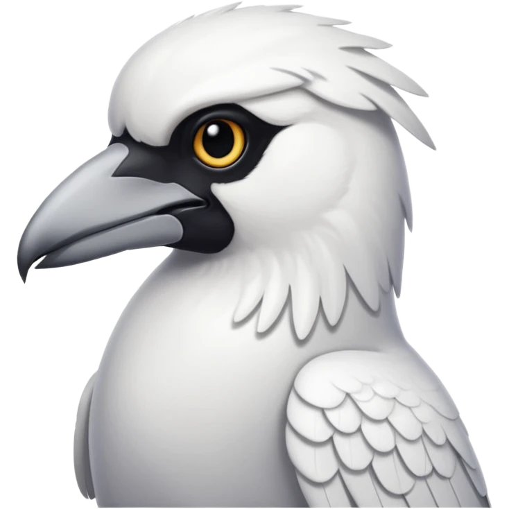 White crow emoji