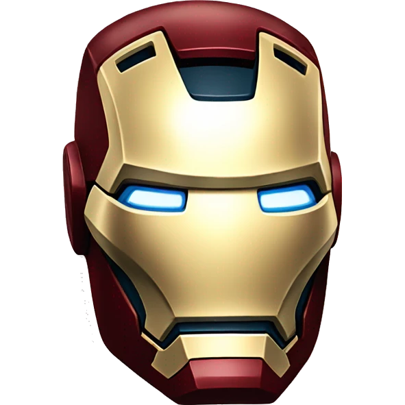 Iron man head  emoji