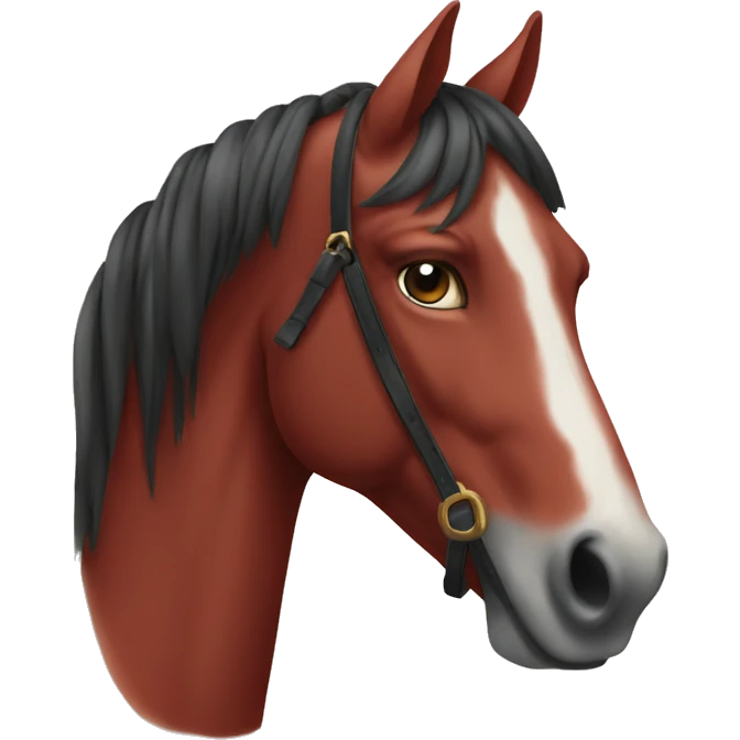 cheval rouge emoji