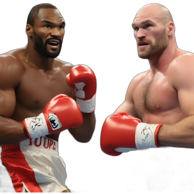Francis nganou vs Tyson fury emoji