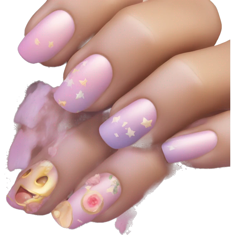 Aesthetic nails emoji