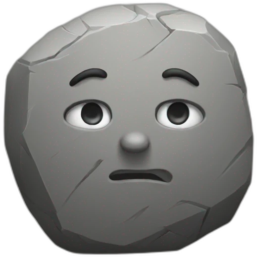 Stone emoji