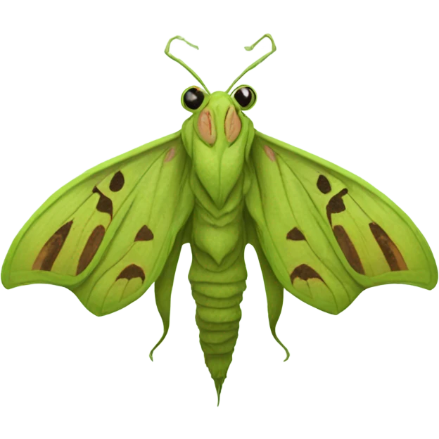 grinch moth hybrid emoji