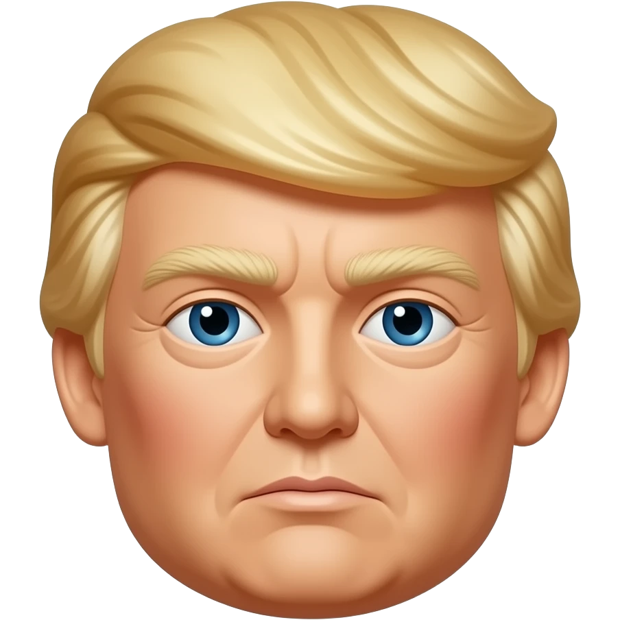 Donald trump en emoji réaliste emoji