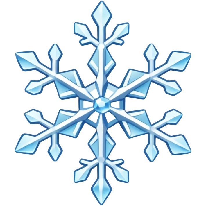 ice snowflake element emoji