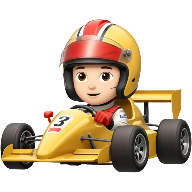 Formula racer emoji