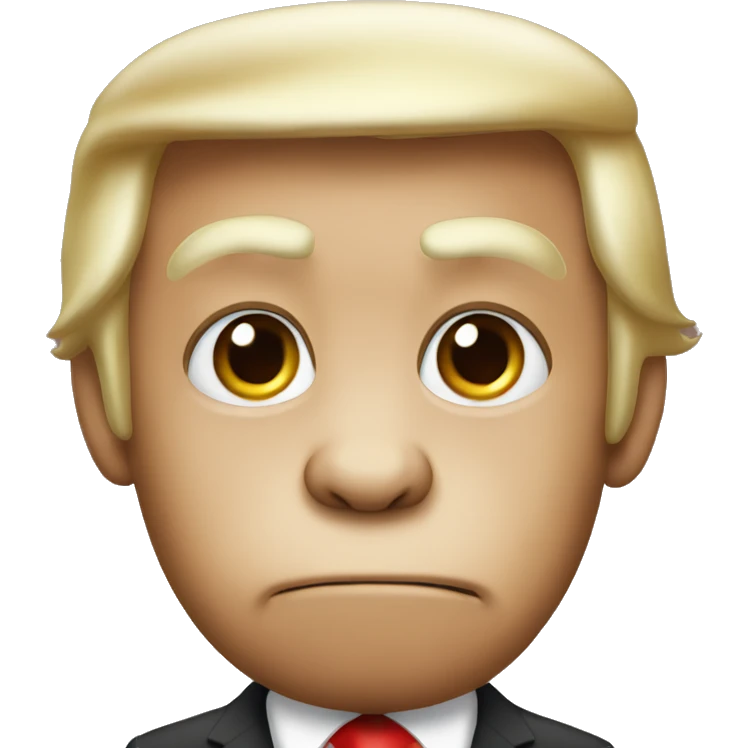 monkey as Donald trump emoji