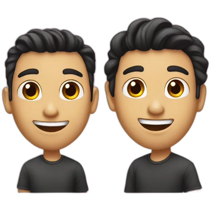 xi and puting best friend forever emoji