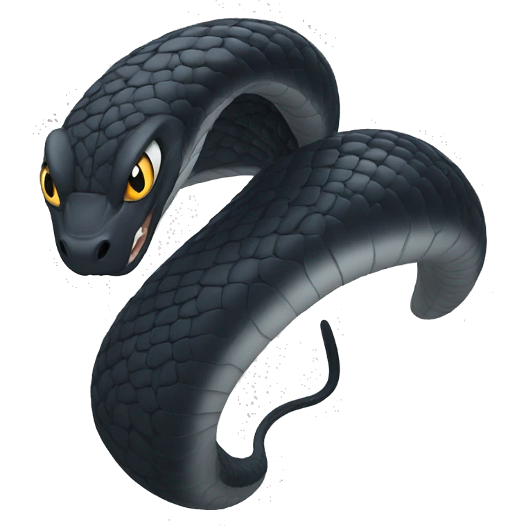 Blak cobra emoji