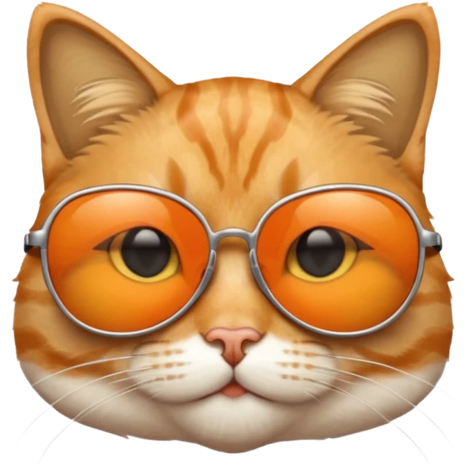 Cat wearing sunglasses emoji