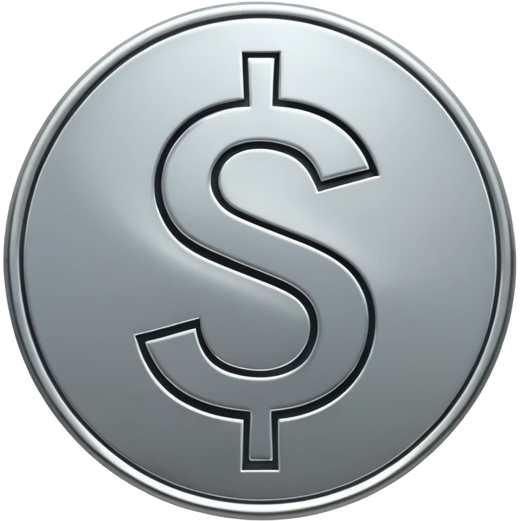 $ dollar metal symbol emoji