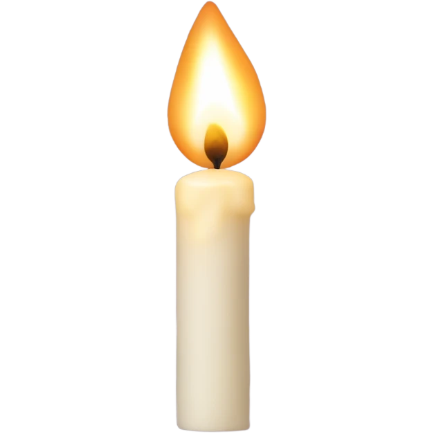 Replica candle emoji