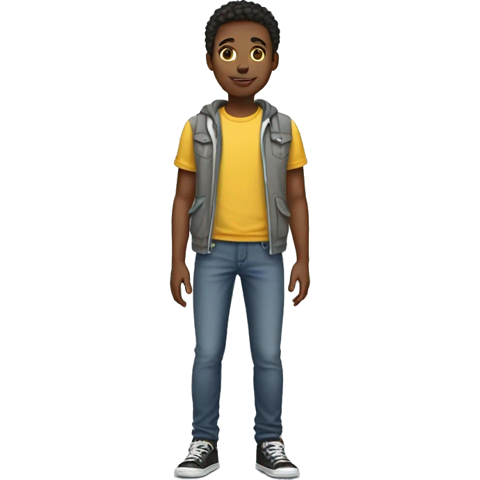 full length teenager emoji
