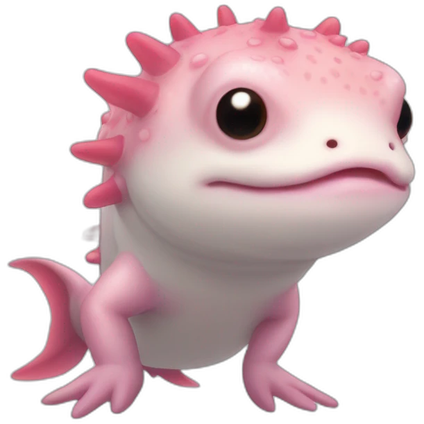 cute axolotl emoji