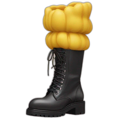 Balenciaga Steroid boots  emoji