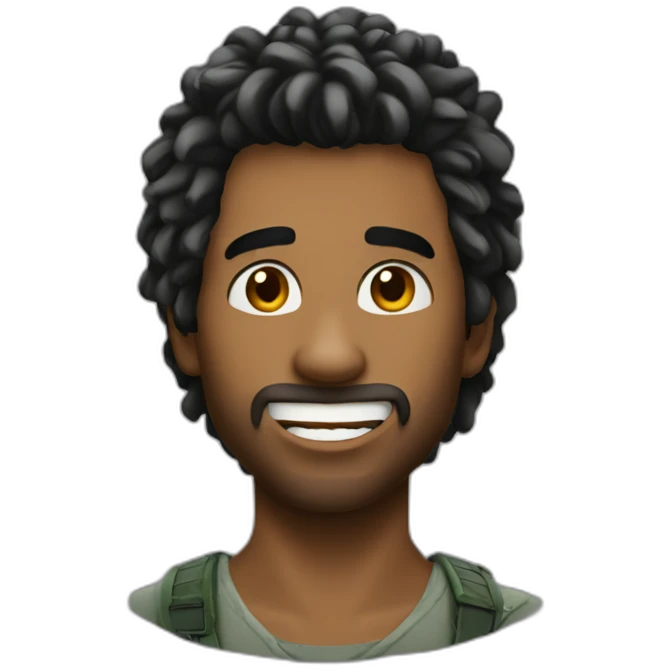Koba LaD avec des locks emoji