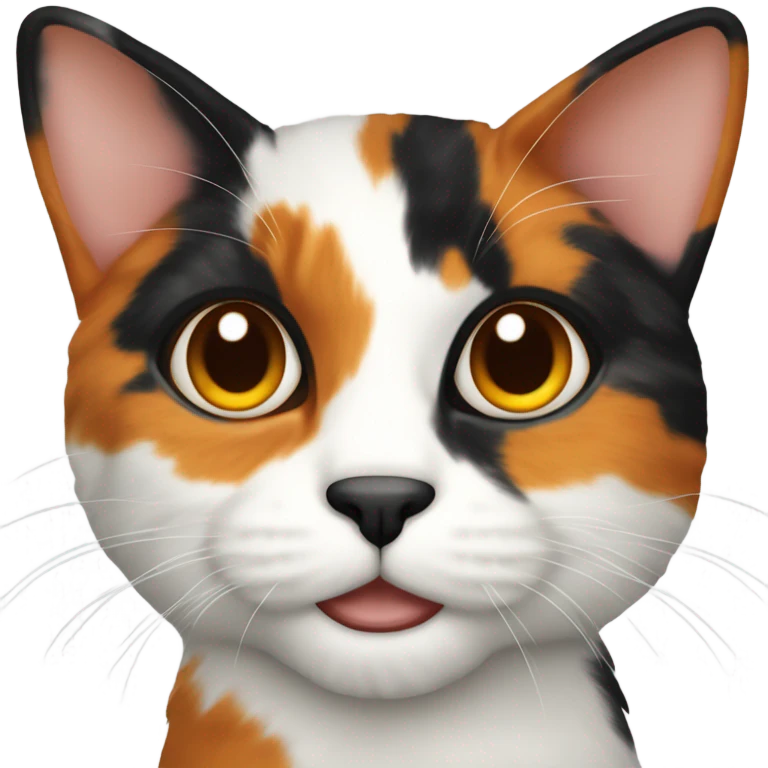 Calico cat emoji