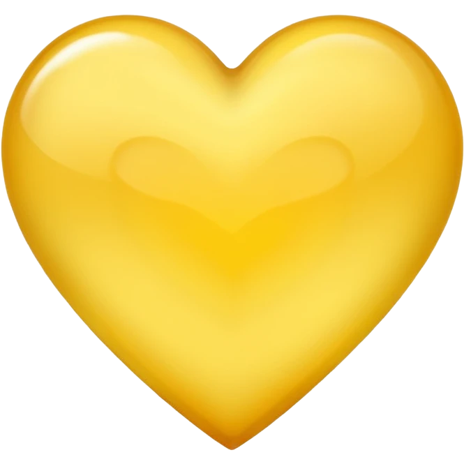light yellow heart emoji