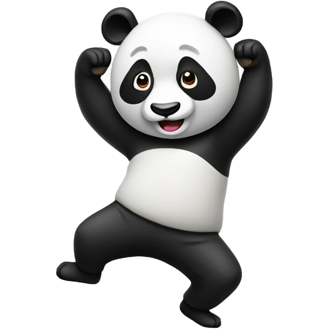 panda dabbing emoji