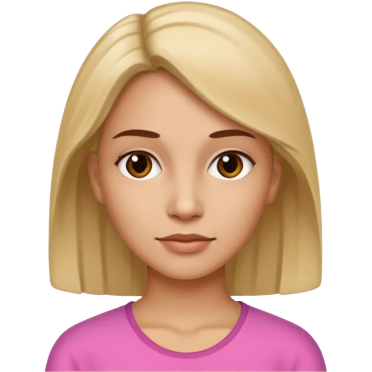 Hyperrealistic female who appears as a realistic mother of a teenager girl. No emoji icons, no emoji faces, isolated, mircodetailed, emoji
