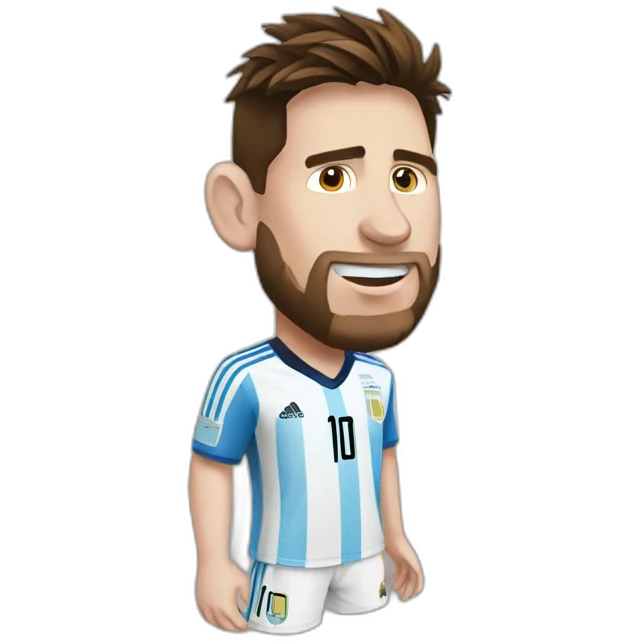 Messi world cup emoji