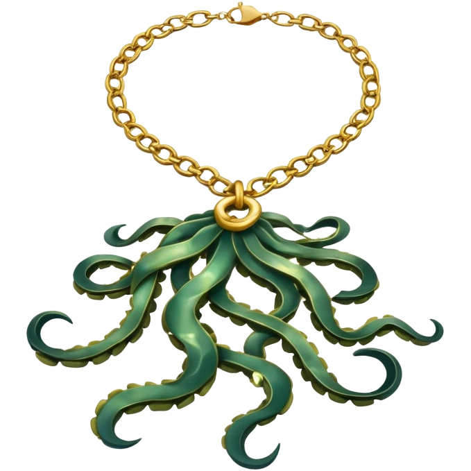Necklace on ocean floor emoji