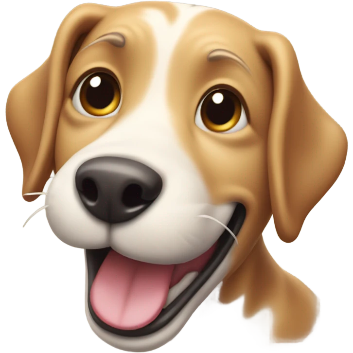 Happy dog emoji
