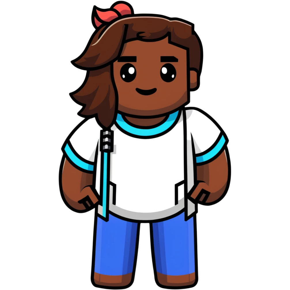 Danielle Brooks as a Minecraft character emoji