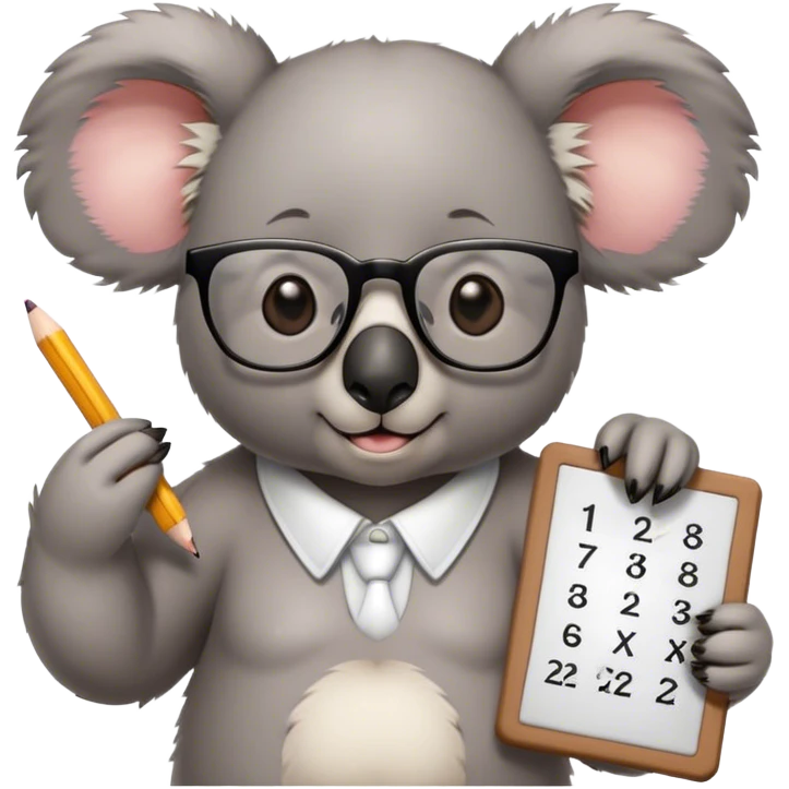 Koala maths meme emoji