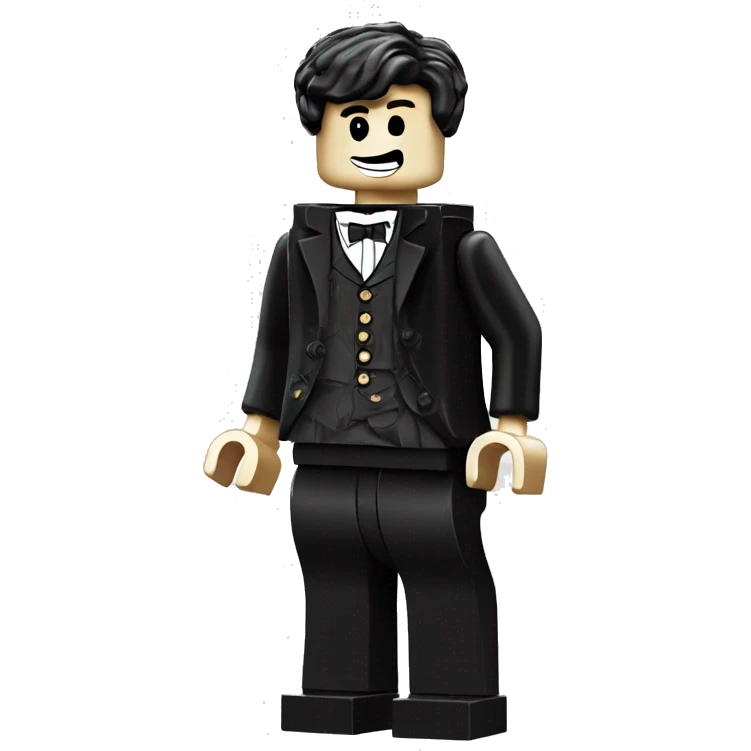 Charles Chaplin lego full body emoji