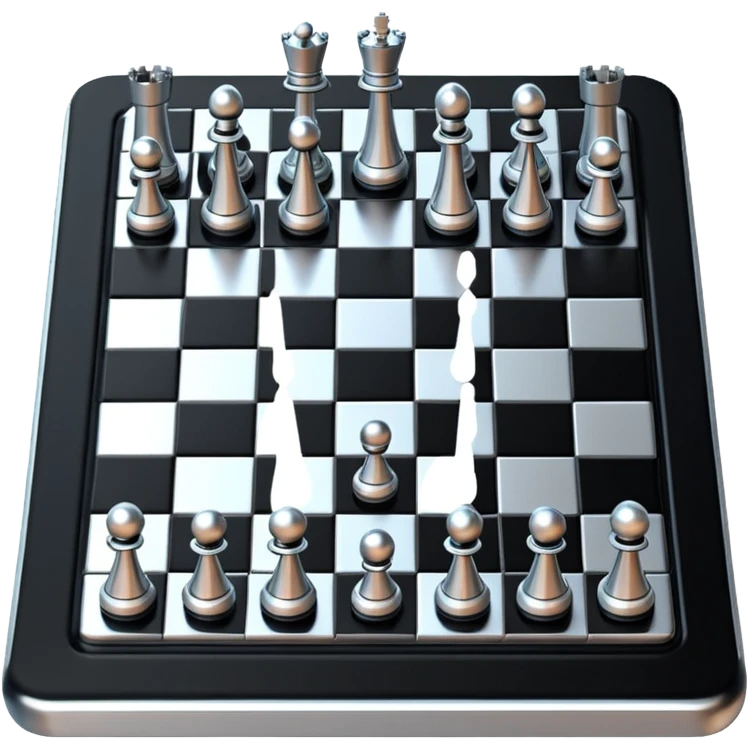 3d chessboard cyber emoji