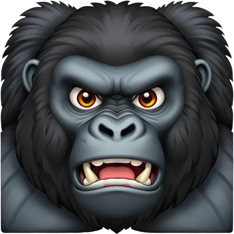 Angry gorilla emoji