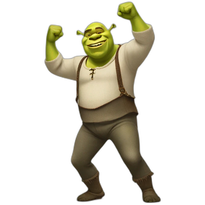 Shrek qui danse emoji